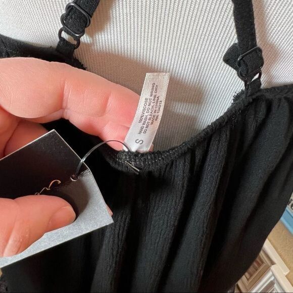 Boho Three Layer Ruffle Trim Extender Dress Slip Dress - Small - Picture 7 of 8